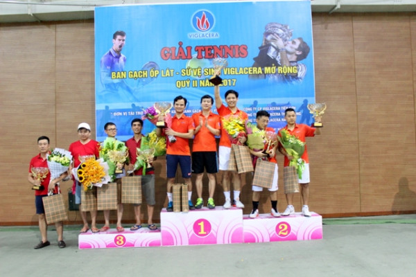 Giải tennis Ban Gạch ốp lát – Sứ vệ sinh Viglacera mở rộng hướng tới chào mừng 43 năm ngày thành lập Tổng công ty Viglacera – CTCP